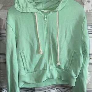 American eagle cropped zip up